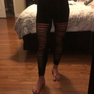 Express slasher leggings sz small